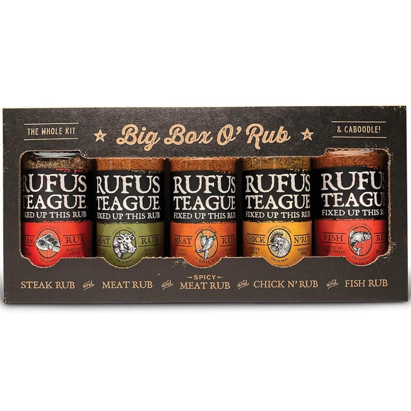 BBQ Gift Set - 5 Flavor Dry Rubs for Grilling Meat