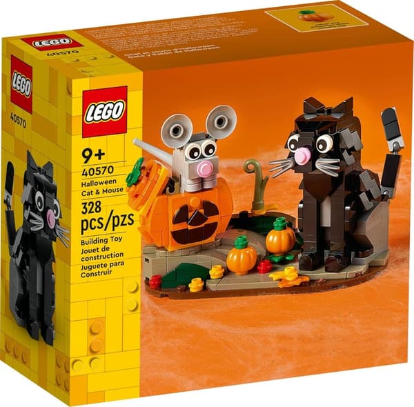 Halloween Cat & Mouse Lego Building Kit 40570