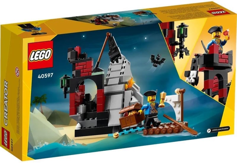 LEGO Scary Pirate Island Building Set (40597, 214 pcs)
