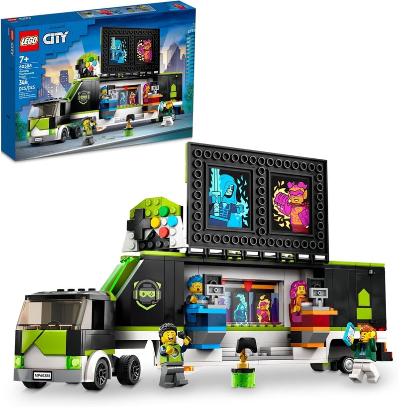 LEGO City Gaming Tournament Truck Set with 3 Minifigures, Ages 7+