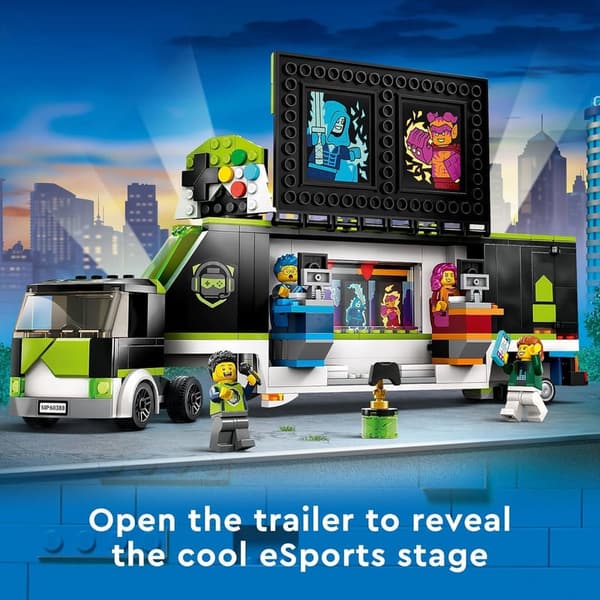 LEGO City Gaming Tournament Truck Set with 3 Minifigures, Ages 7+
