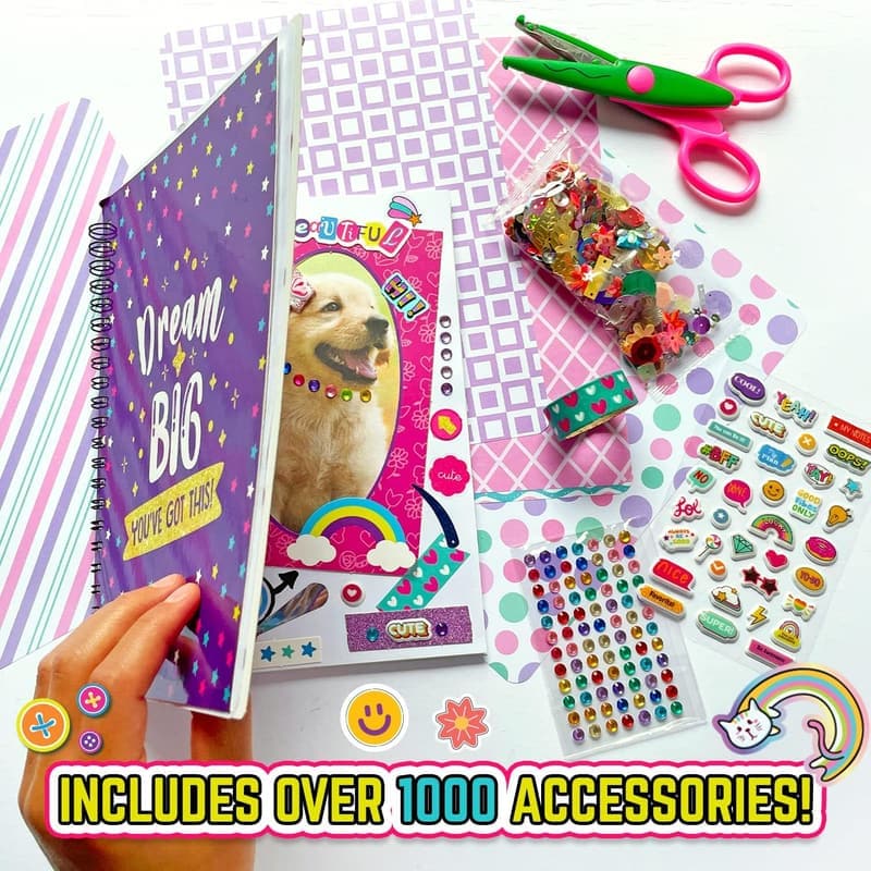 Valentine's Day Scrapbook Kit with Stickers & Accessories