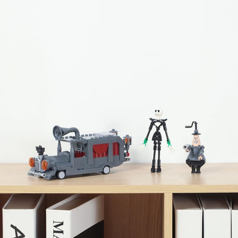 Halloween Building Set: Jack & Mayor-Mobile - 324 PCS Toy Kit