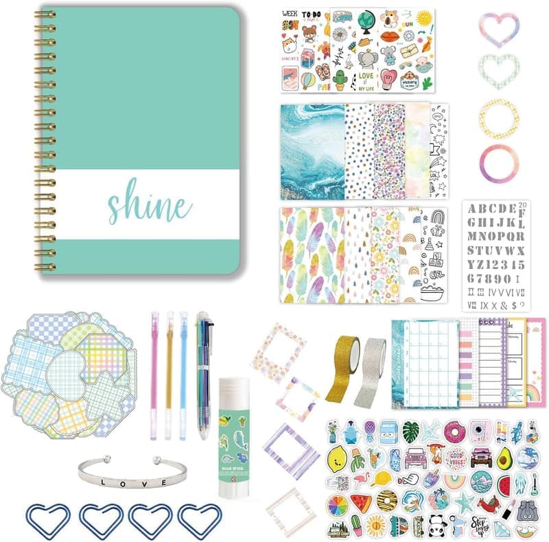 DIY Journal Kit - Arts and Crafts Set for Scrapbooking
