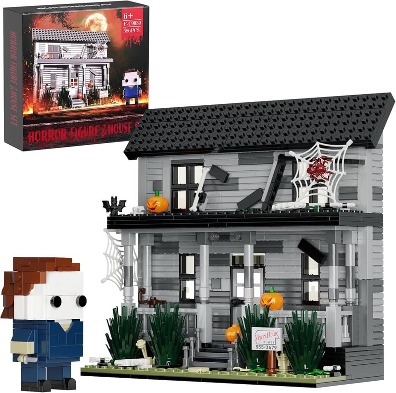 Halloween Horror Movie Building Blocks Set (586 Pieces)