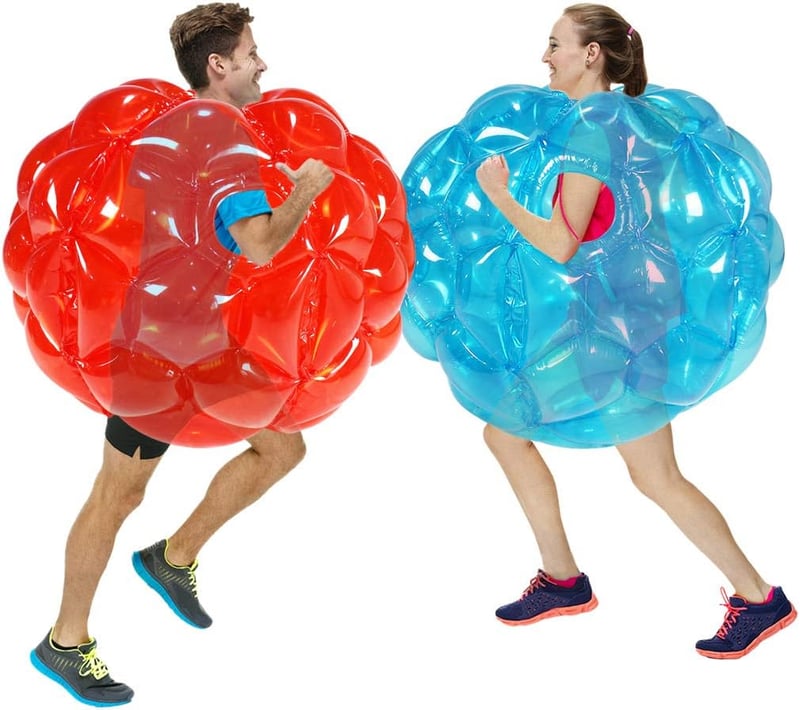 Giant Inflatable Bubble Balls for Kids - Outdoor Zorb Game (2pcs)