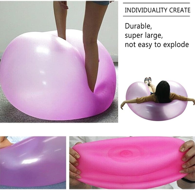 Inflatable 47-Inch Water Bubble Ball for Outdoor Fun
