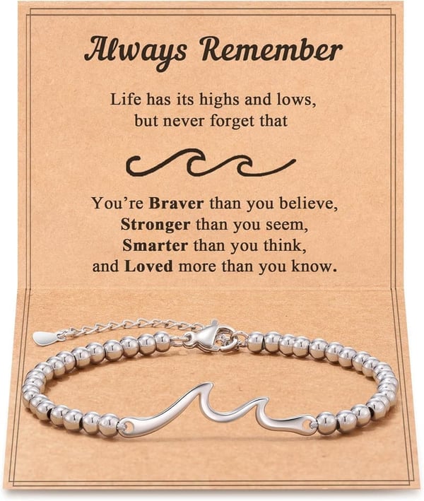 Inspirational Tarsus Wave Bracelet for Women and Teens