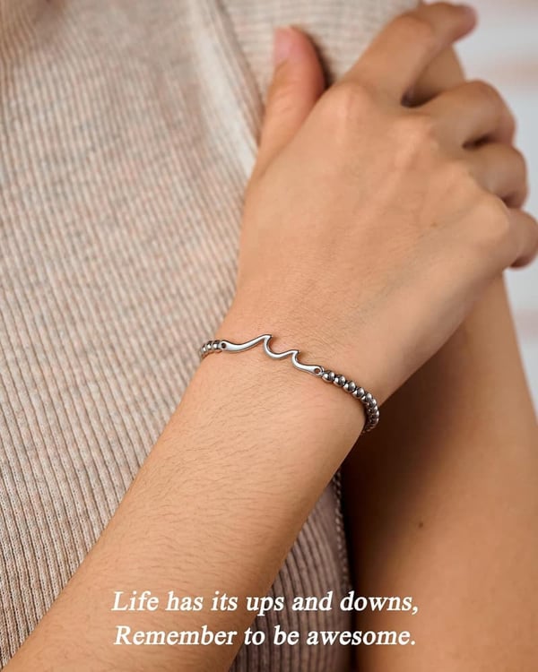 Inspirational Tarsus Wave Bracelet for Women and Teens