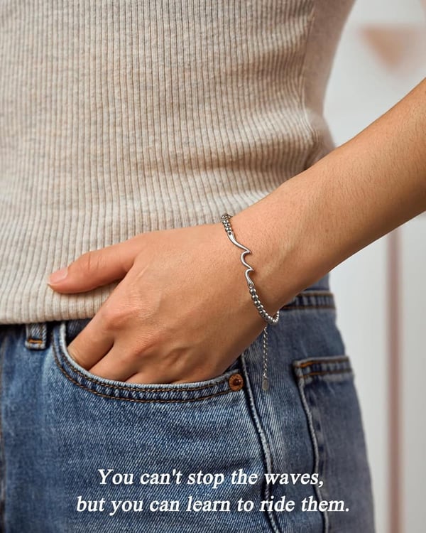 Inspirational Tarsus Wave Bracelet for Women and Teens