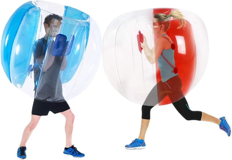 Inflatable Sumo Bounce Balls for Kids' Outdoor Play (2-盒)