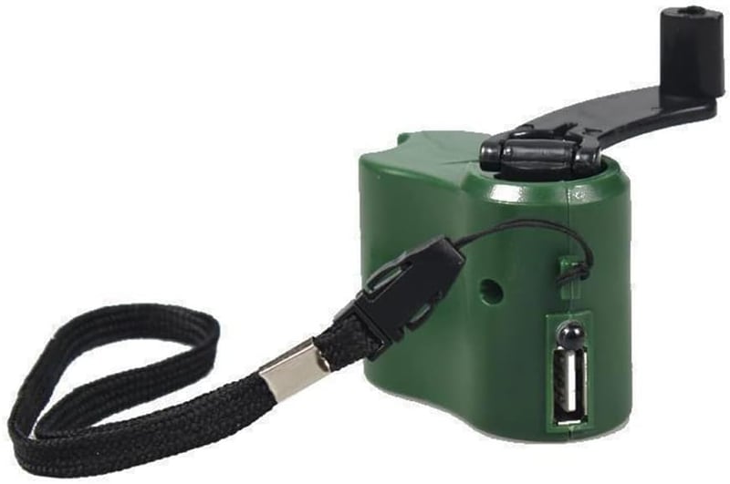 Emergency Hand Crank Generator - 5V USB Charger for Phones
