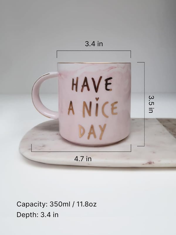 Sassy Pink Marble Coffee Mug - Funny Gifts for Women