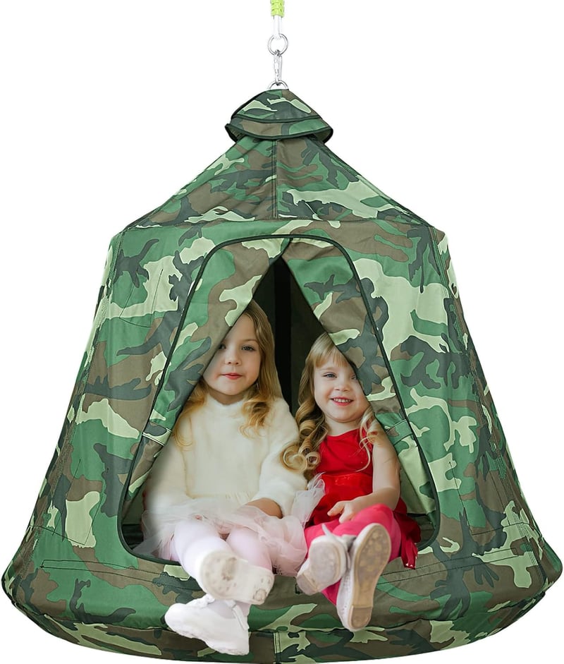 Indoor/Outdoor Hanging Tent for Kids & Adults, 45