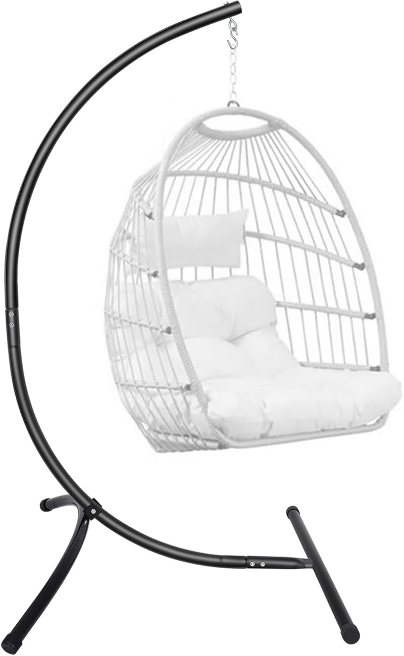 Hammock Chair Stand for Indoor/Outdoor Use, Max Load 350 lbs