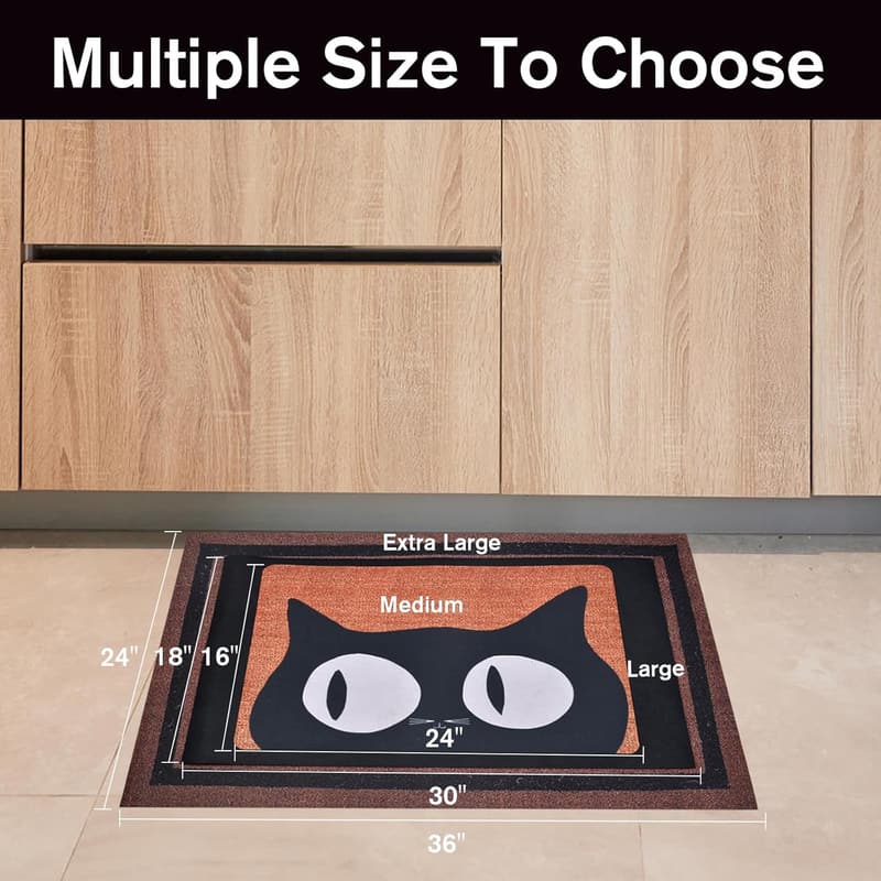 Funny Waterproof Non-Slip Welcome Doormat for Indoor/Outdoor Entryway