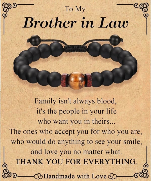 Gift for Him: Personalized Bracelet for New Dads