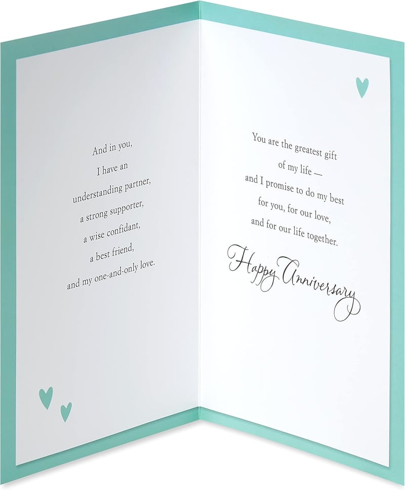 Romantic Anniversary Card - Greatest Gift