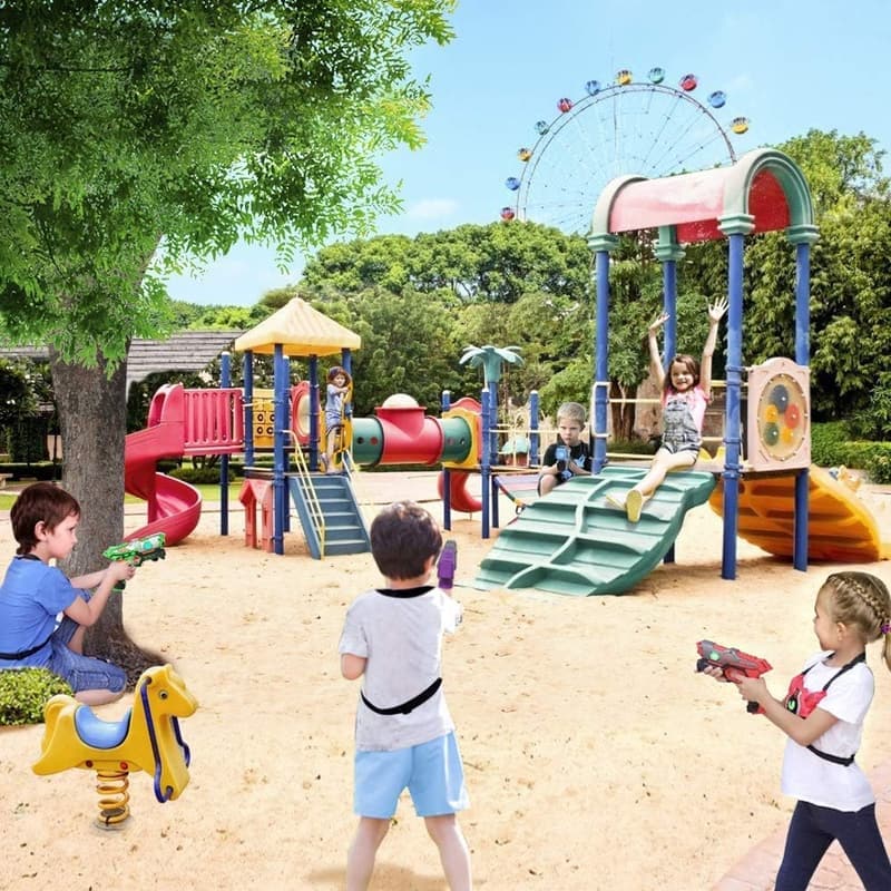 Laser Tag Gun Set with Vests for 2 Players