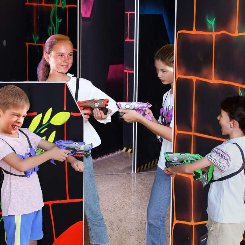 Laser Tag Gun Set with Vests for 2 Players