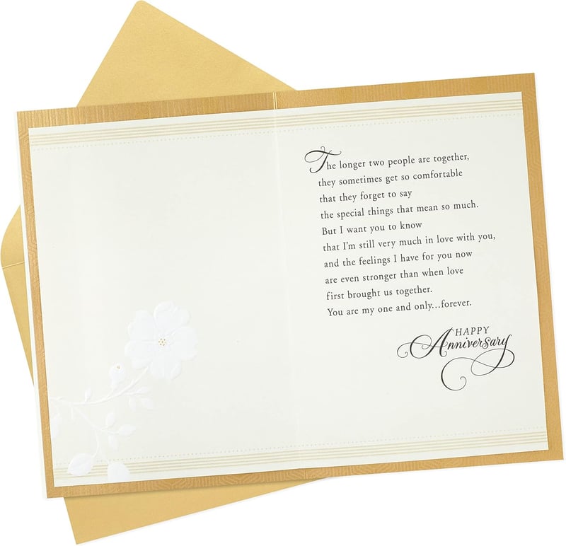 Anniversary Card for Couples - 