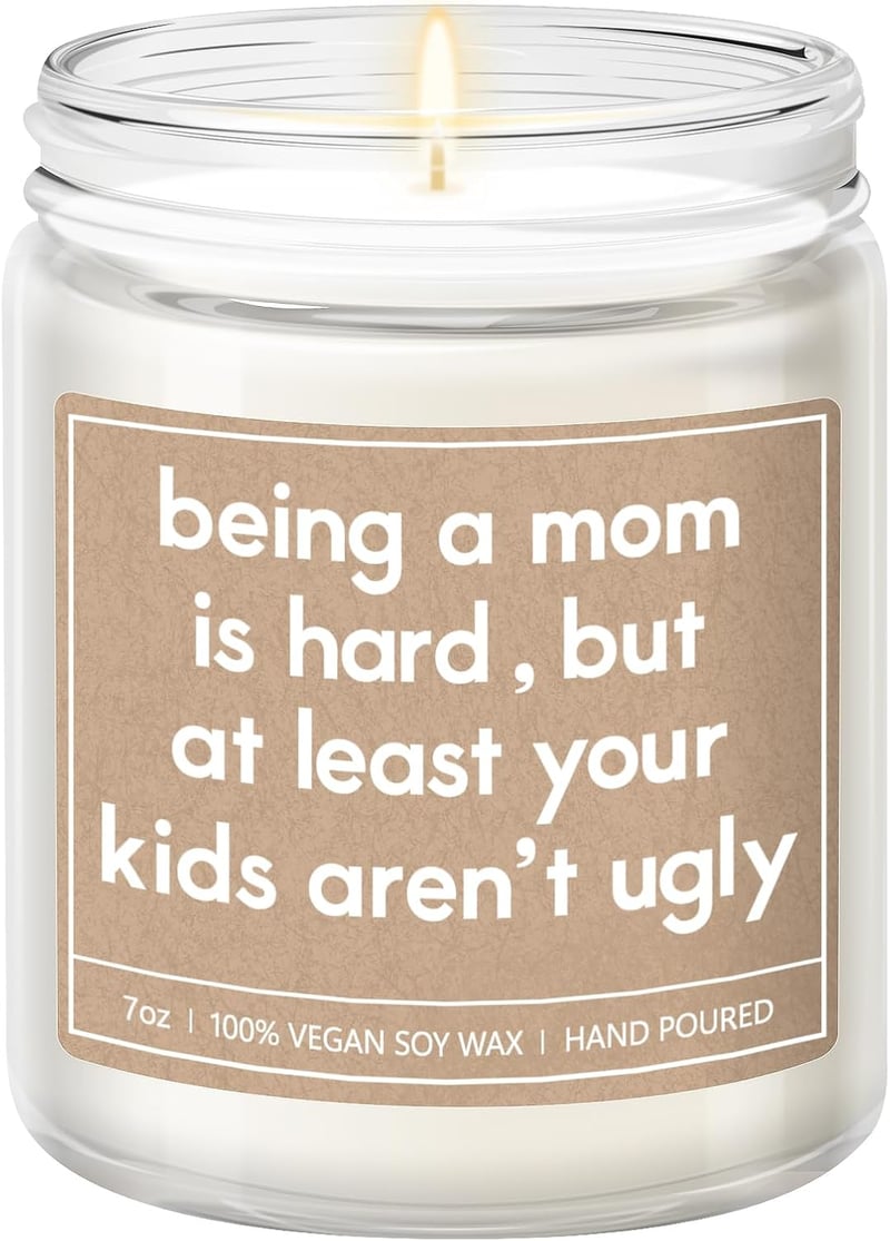 Lavender Scented Candle - Funny Gift for Mom's Birthday
