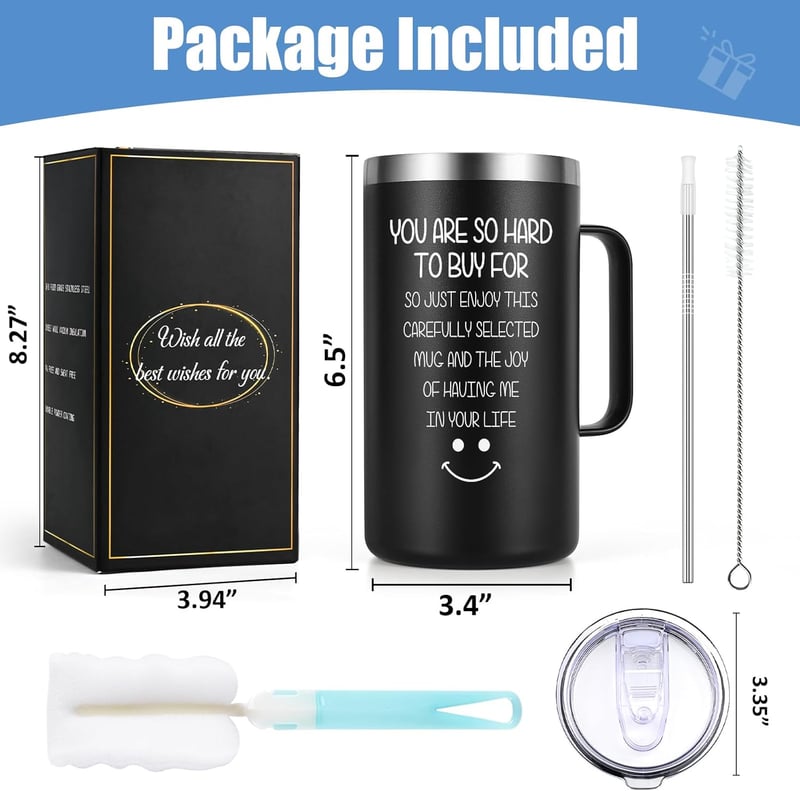 Funny Sarcastic Coffee Mug - 20 oz Gift for Men
