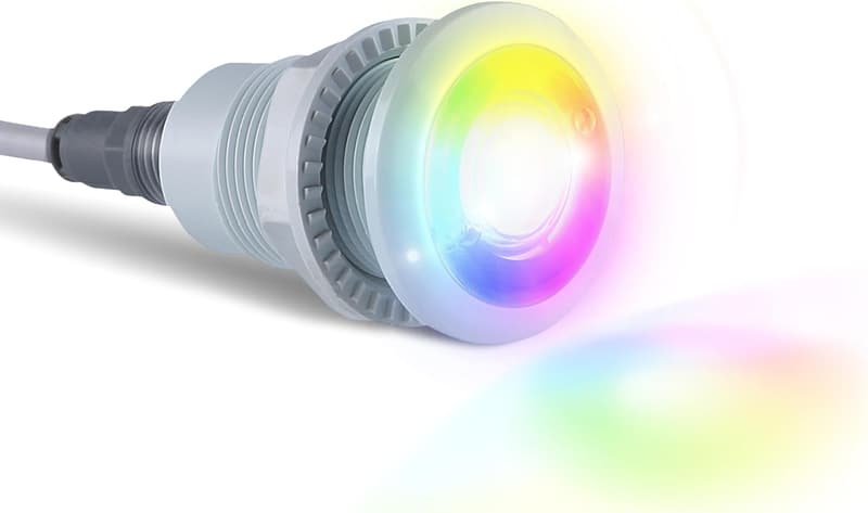 Treo Micro LED Pool Accent Light with 80' Cord, RGB 12V 2W