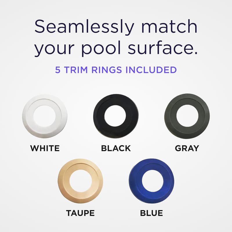 Treo Micro LED Pool Accent Light with 80' Cord, RGB 12V 2W