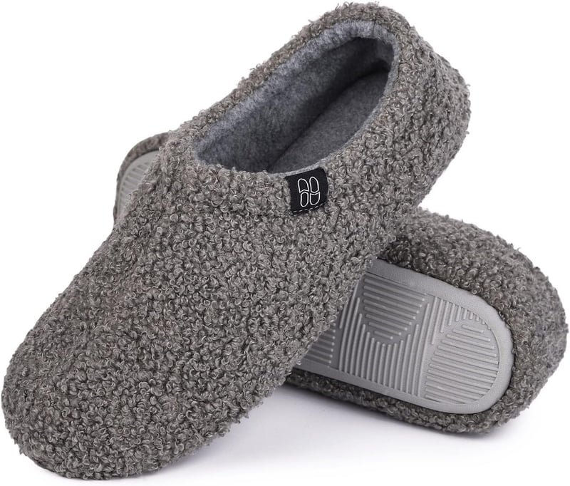 Cozy Women's Fuzzy Memory Foam Loafer Slippers