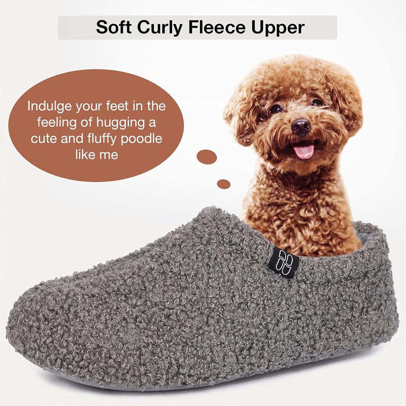 Cozy Women's Fuzzy Memory Foam Loafer Slippers