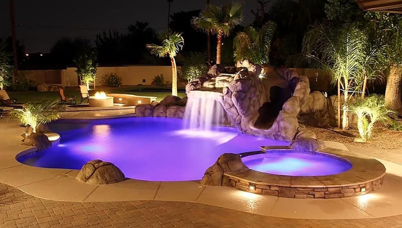 LED Color Changing Pool Light with Remote - 12V 60W