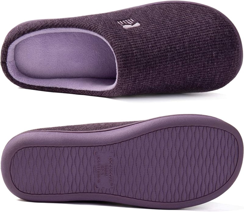 Original Two-Tone Memory Foam Slippers for Women