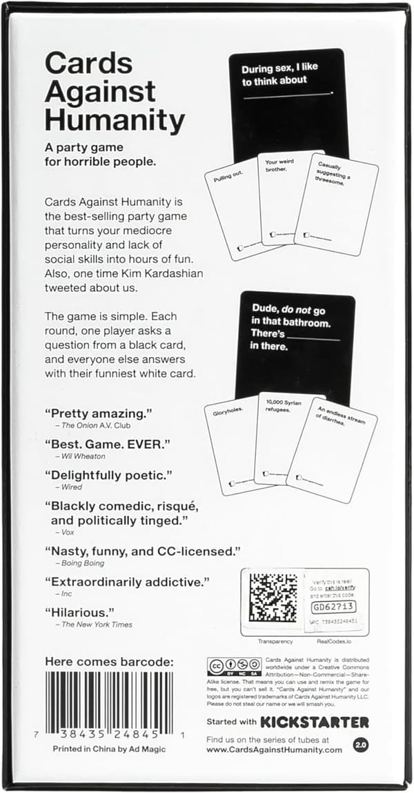 Cards Against Humanity: Party Game for Adults