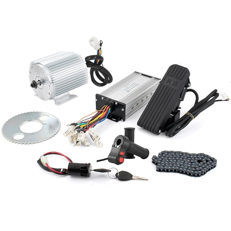 1000W Brushless DC Motor Kit for Go-Karts with Controller
