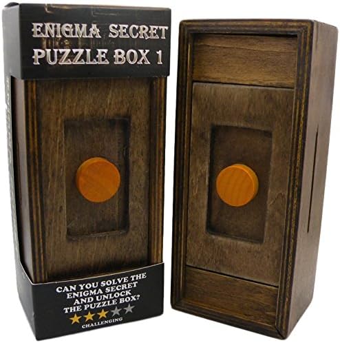 Wooden Puzzle Box - Secret Money & Gift Card Holder