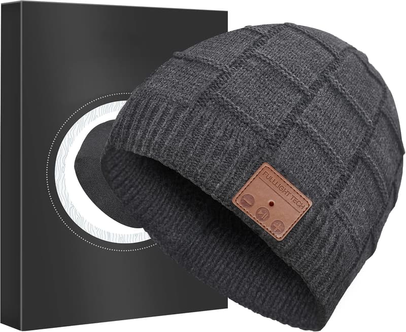 Bluetooth Beanie Hat with Headphones - Unique Tech Gift