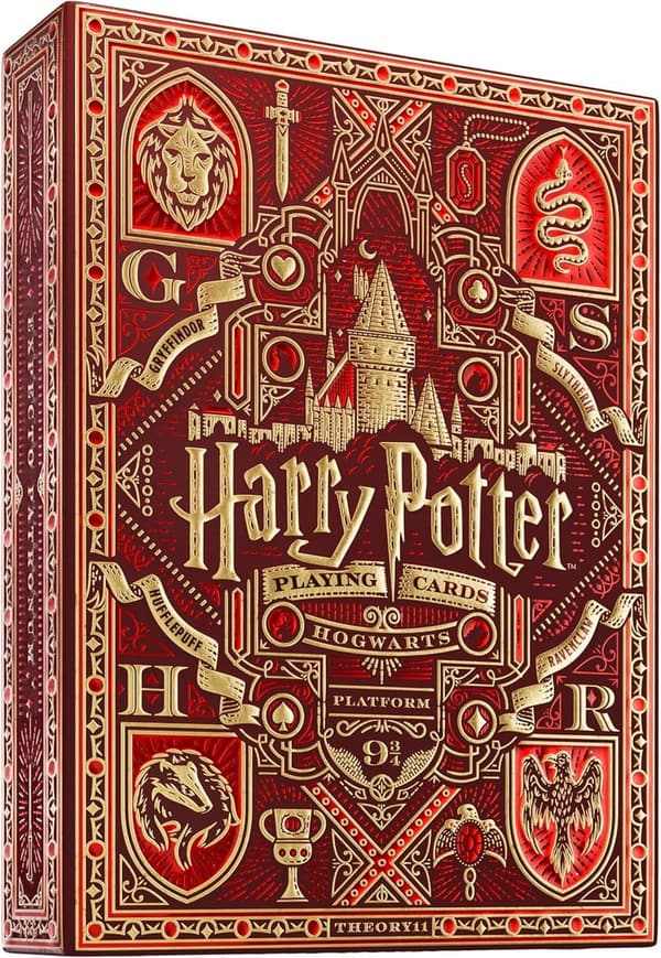 Harry Potter Gryffindor Playing Cards - Red Edition