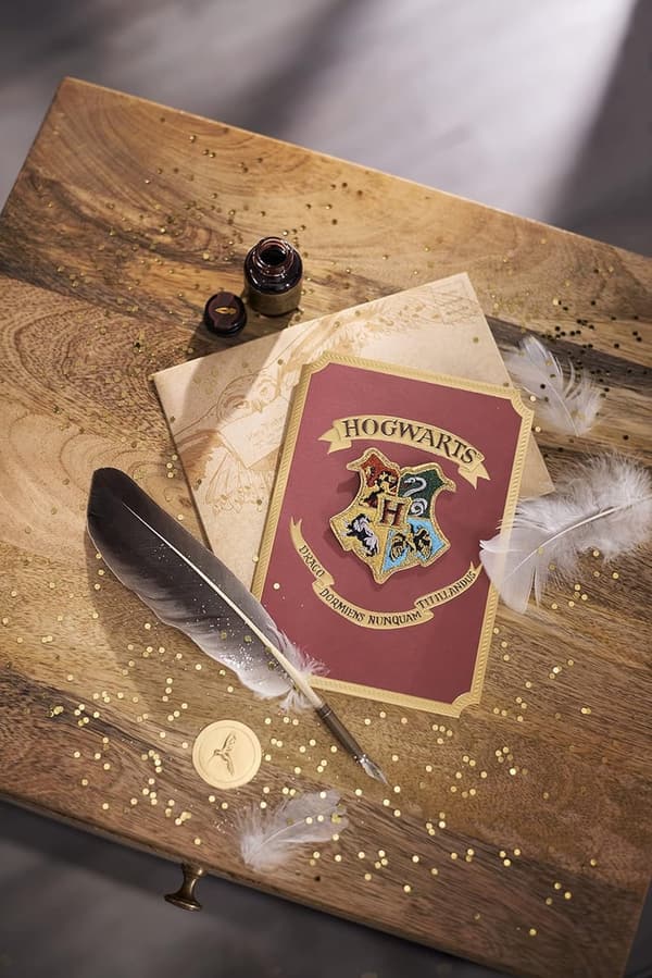 Harry Potter Hogwarts Patch Blank Card