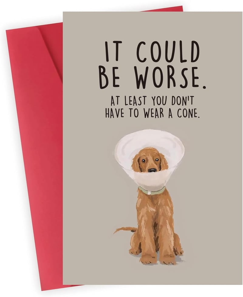 Get Well Soon Humor Card for Friends and Loved Ones