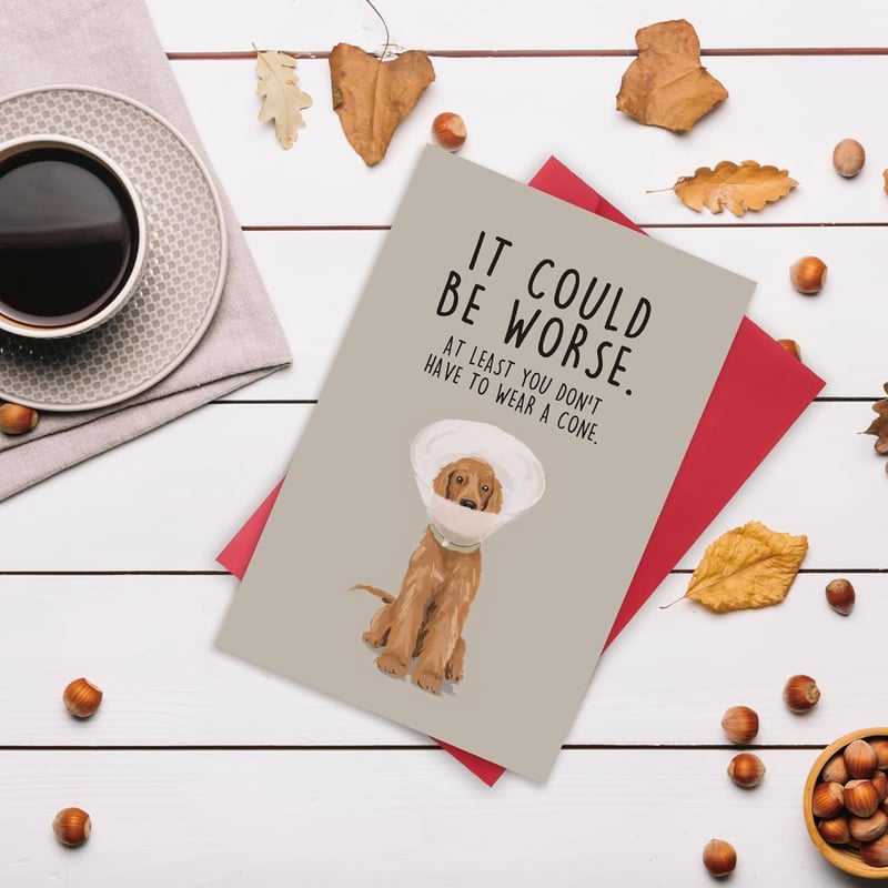 Get Well Soon Humor Card for Friends and Loved Ones