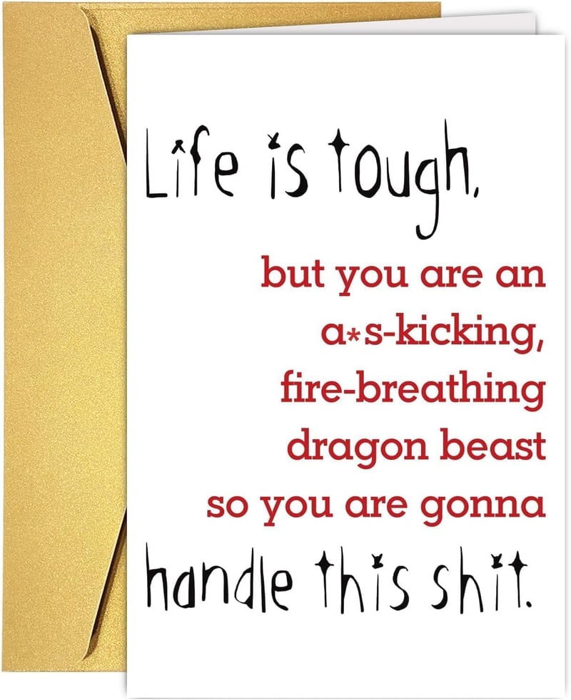 Get Well Soon Card for Him/Her - Humorous Support Gift