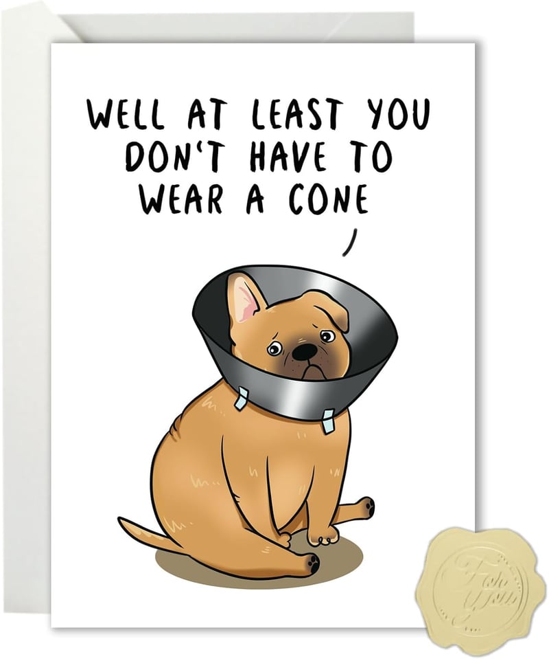Get Well Soon Card - Humorous Recovery Gift for All
