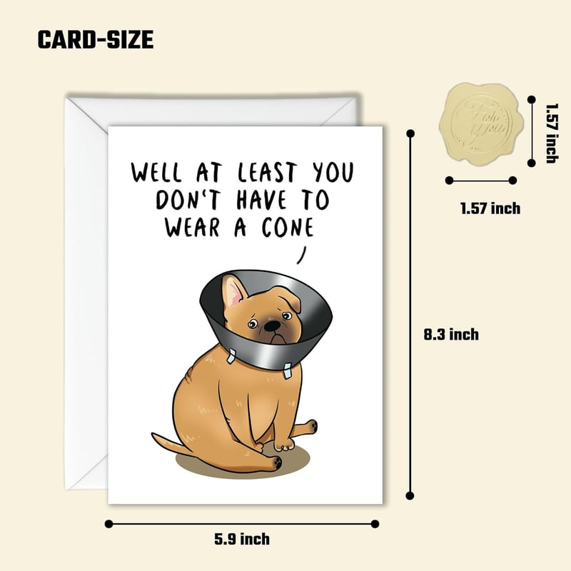 Get Well Soon Card - Humorous Recovery Gift for All