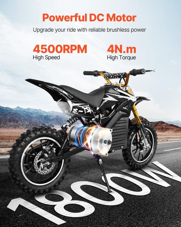 DIY Electric Brushless Motor Kit - 1800W 48V for Go Karts & E-Bikes