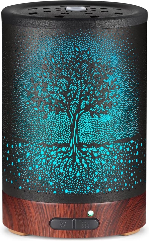 Aromatherapy Essential Oil Diffuser with 7-Color Light