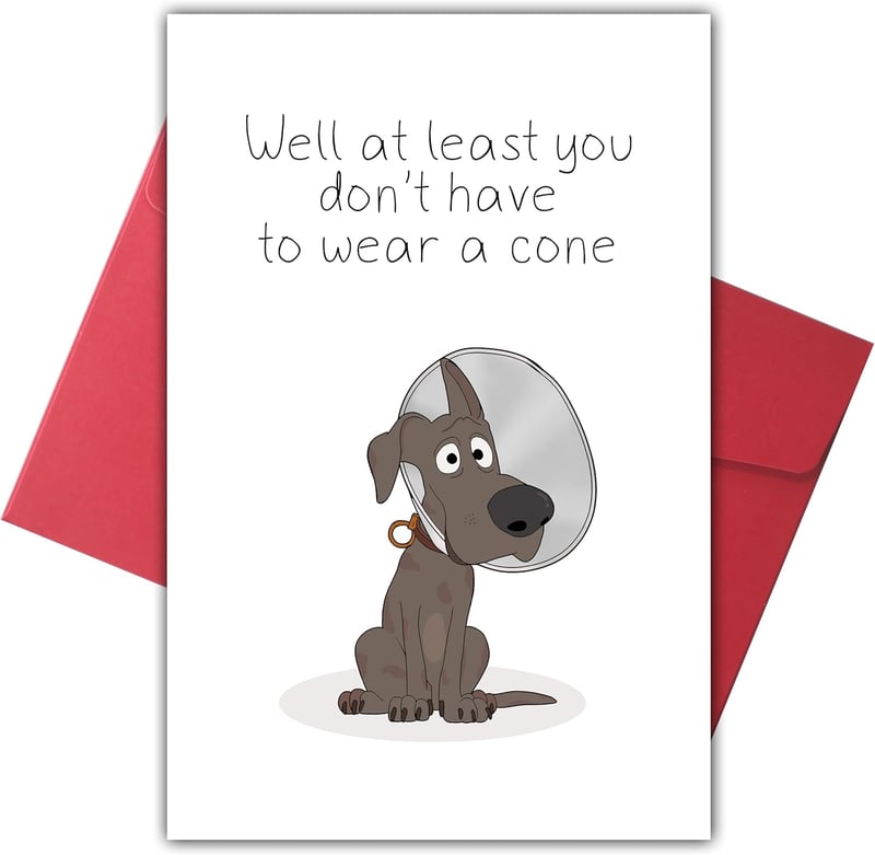 Get Well Soon Card - Humorous Surgery Recovery Gift