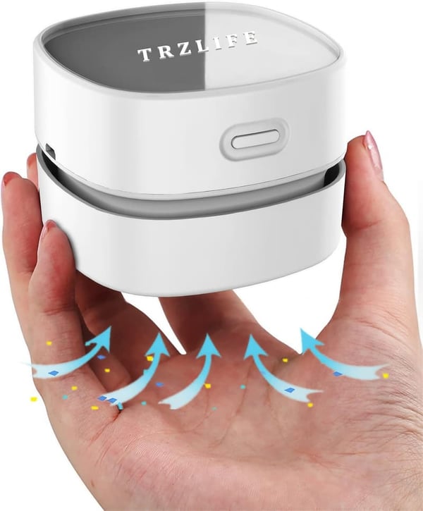 Rechargeable Desk Vacuum with Accessories - Ideal Tech Gift