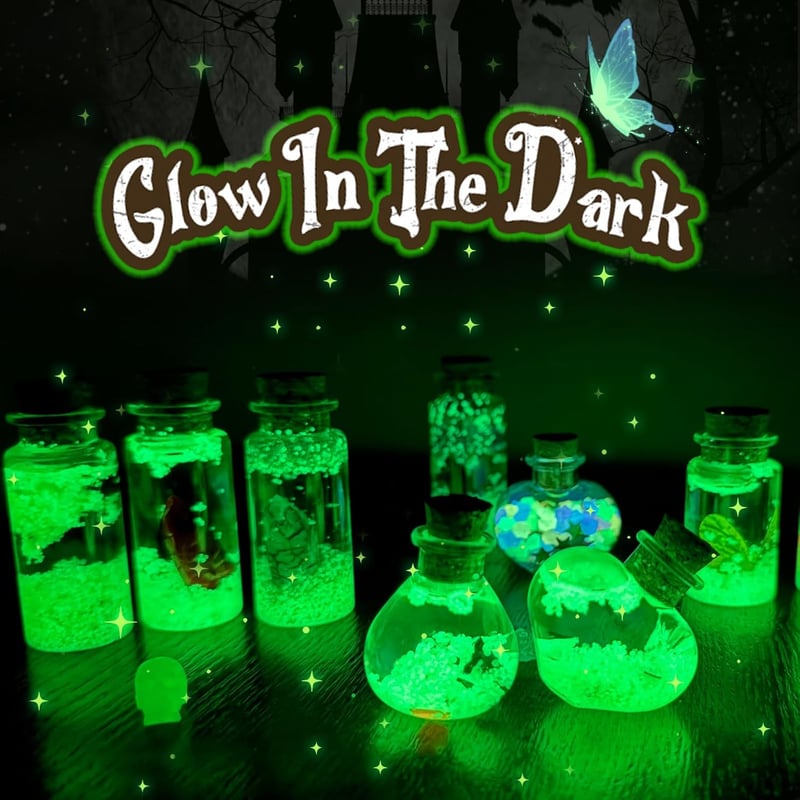 Magic Potions Kit for Kids - 20 Fairy Dust Bottles, Creative Gift