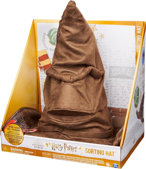 Talking Sorting Hat Toy for Kids - 15 Phrases, Ages 5+